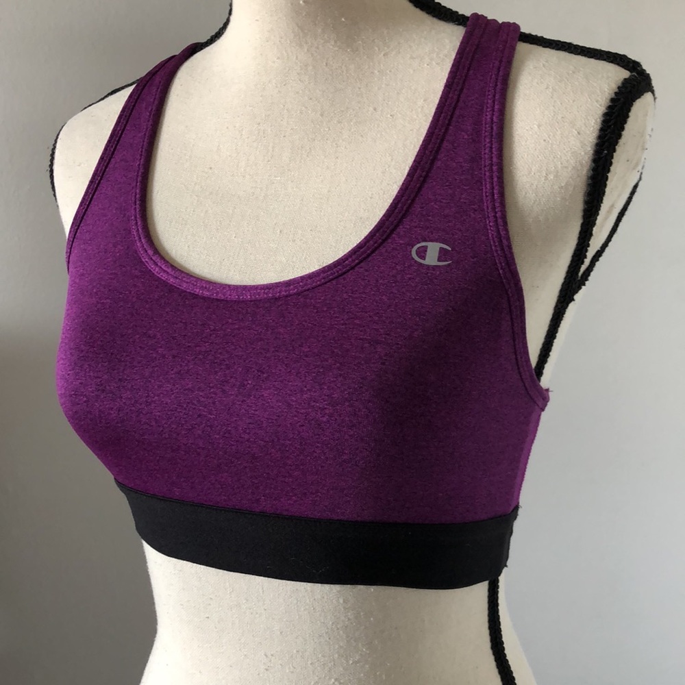 CHAMPION COMPRESION SPORT BRA | PLUM | S